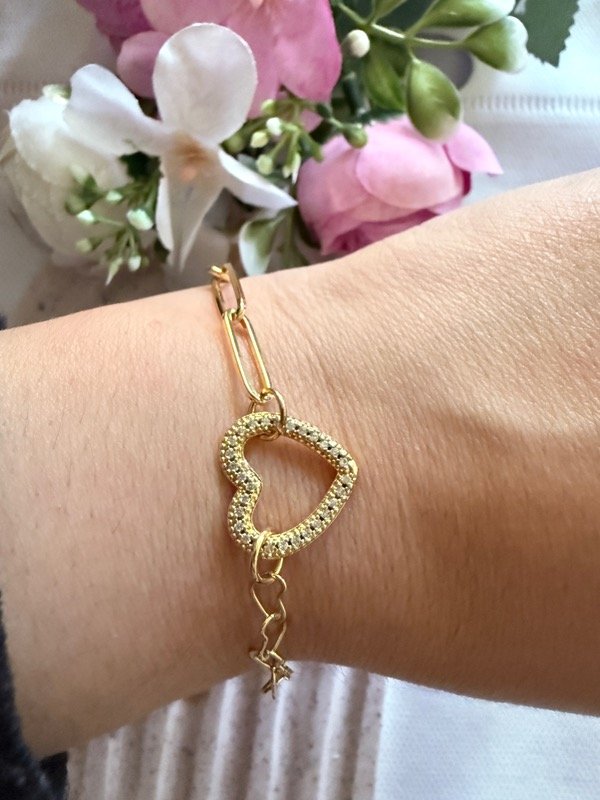 Producto - Pulsera Love con circonias