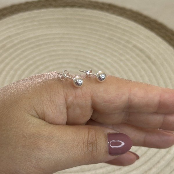 Producto - AROS -PLATA 925- PASANTES BOLITA GRANDE - 0
