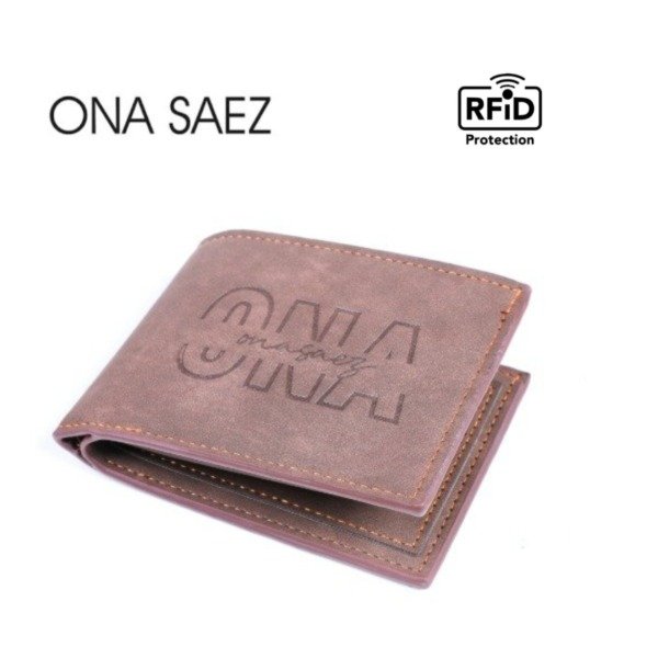 Producto - BILLETERA DE HOMBRE ONA SAEZ TECNOLOGIA RIFD PROTECCION 1598