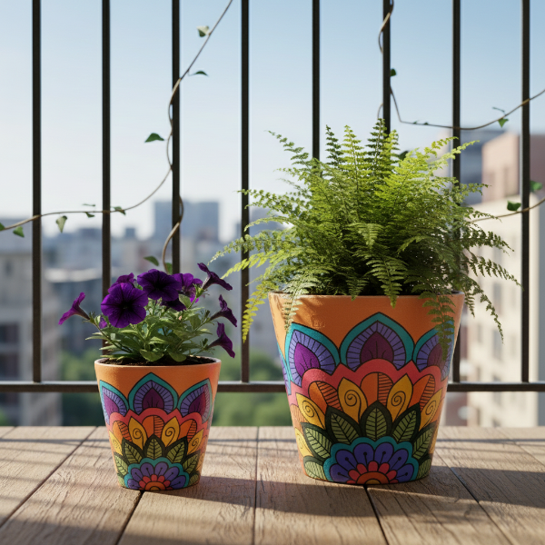 Producto - MACETA DE BARRO AISHA