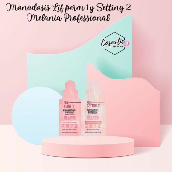 Producto - Monodosis Lif perm 1 y Setting 2 Melania Professional