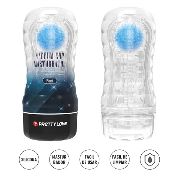 Producto - MASTURBADOR TEXTURADO TRANSPARENTE