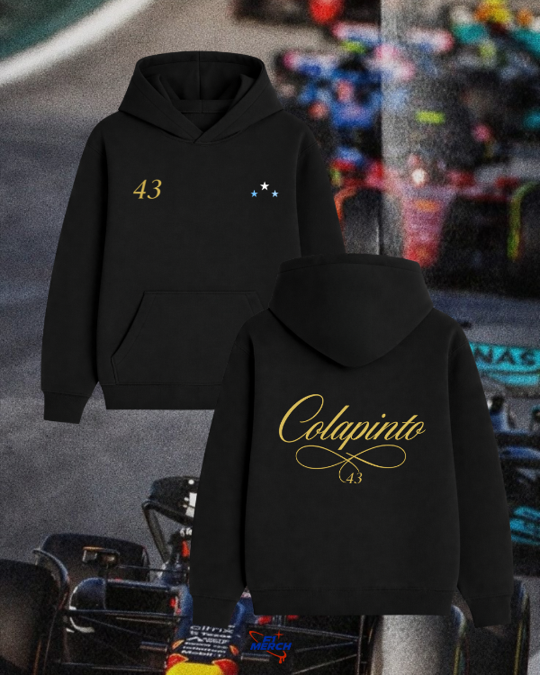 Producto - Hoodie negro colapinto Argentina