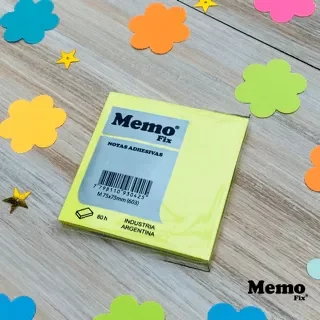Producto - Notas adhesivas memofix neón