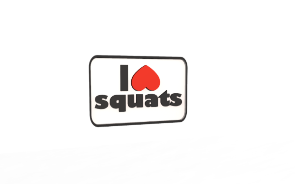 Producto - PARCHE "i love squats"