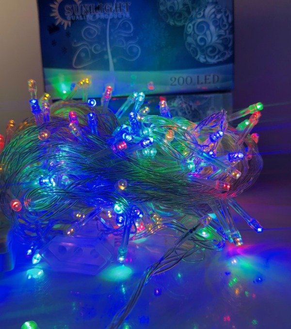 Producto - Luces de navidad multicolor 200