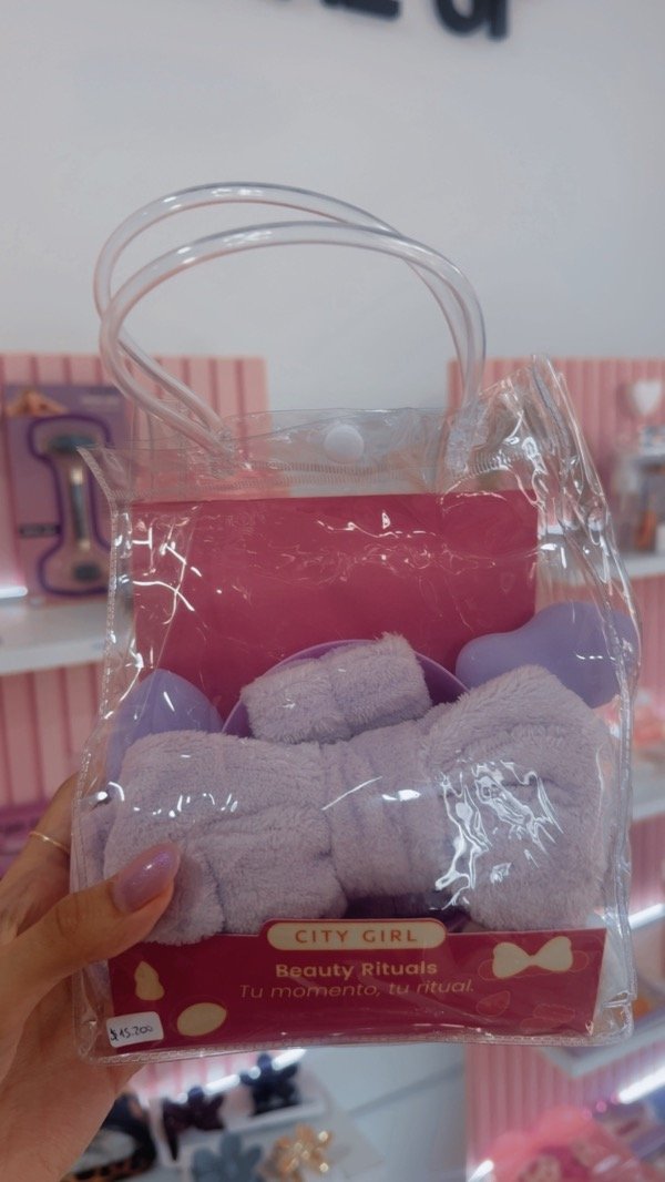 Producto - SET Vincha, muñequeras, toalla de rostro, blenders