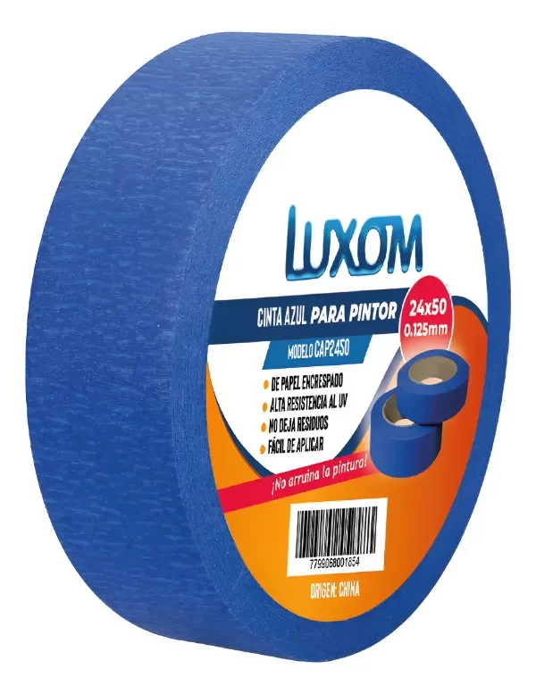 Producto - CINTA AZUL 24X50M - LUXOM