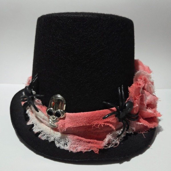 Producto - Galera Halloween Flores, arañas y calavera