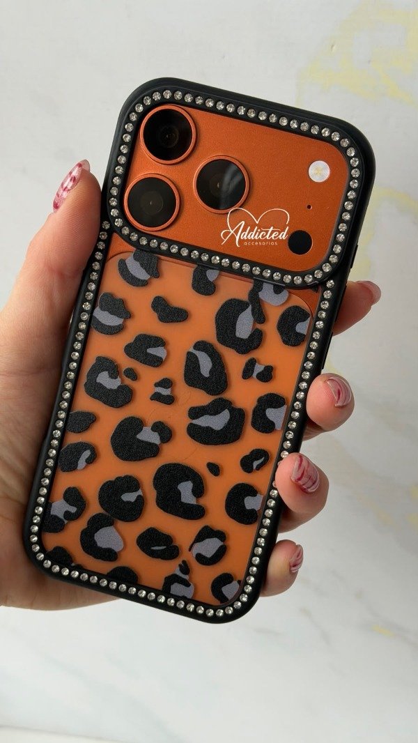 Producto - Case animal print strass