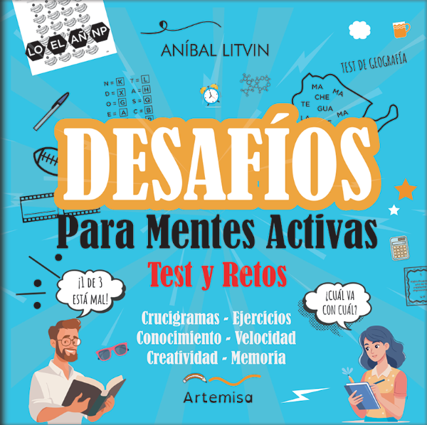 Producto - DESAFIOS PARA MENTES ACTIVAS - TEST Y RETOS - ANIBAL LITVIN