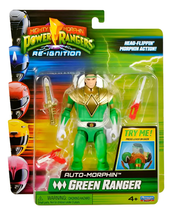Producto - PLAYMATES POWER RANGERS RI GREEN RANGER AUTO-MORPHIN