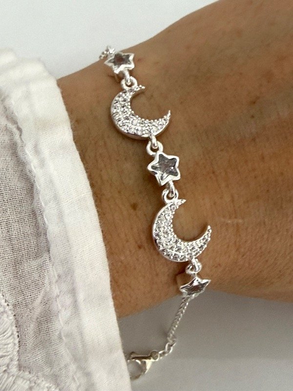 Producto - PB1491 Pulsera con cubic y micropave 16 + 4 cm