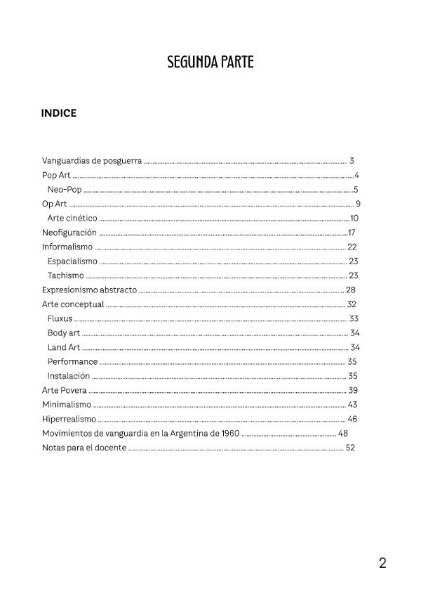 Producto - Cuadernillo Vanguardias (Segunda Parte) - 2