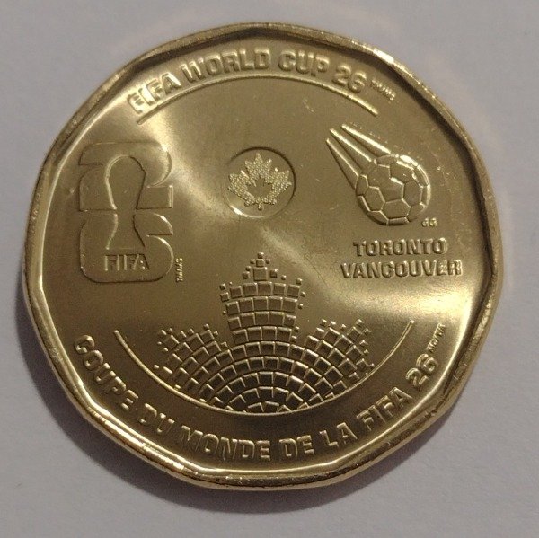 Producto - Canadá 1 dólar 2026 Mundial de Futbol - 2