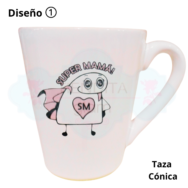 Producto - TAZAS DECO BLANCAS DÍA DE LA MADRE - 6