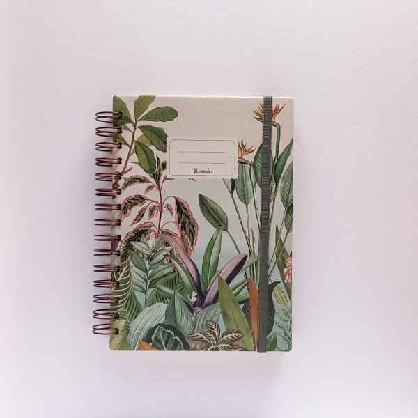 Producto - Agenda 2026 Anillada a5 (15x21cm) Semana a la Vista - Selva Tropical
