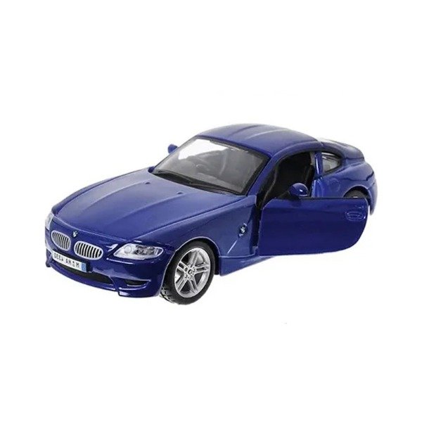 Producto - Auto Burago Bmw Z4 M Coupe 1:32 A Escala Coleccion Autito Azul