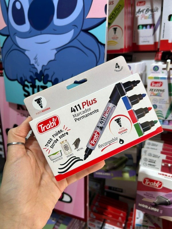Producto - Marcadores Trabi 411 Permanentes x 4 colores