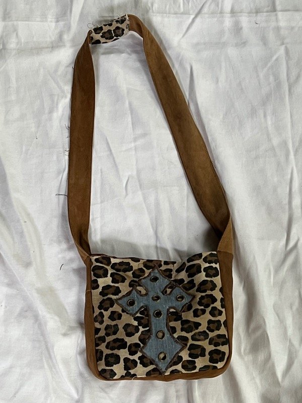 Mini morral print y2k cross