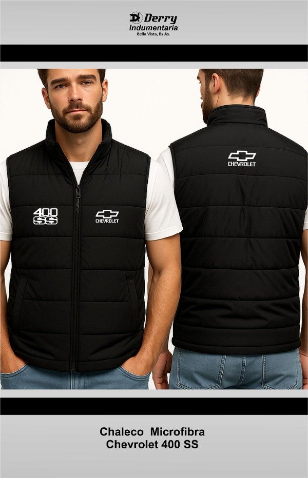 Producto - Chaleco MIcrofibra Chevrolet 400 SS Logo