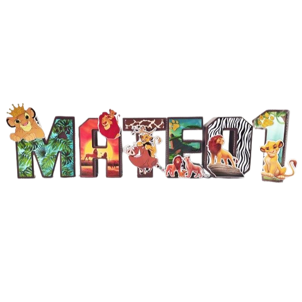 Producto - Letras Corporeas 3D 14cm