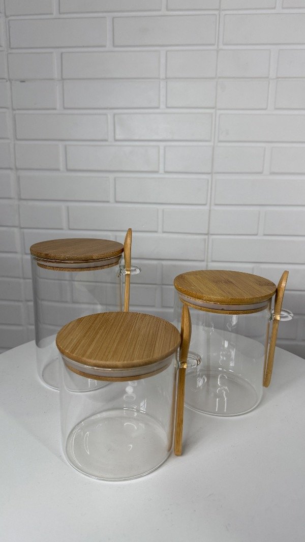 Producto - Set frascos de vidrio c/cuchara