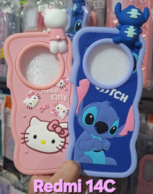 Producto - Fundas silicona diseño con muñeco. Redmi 14C