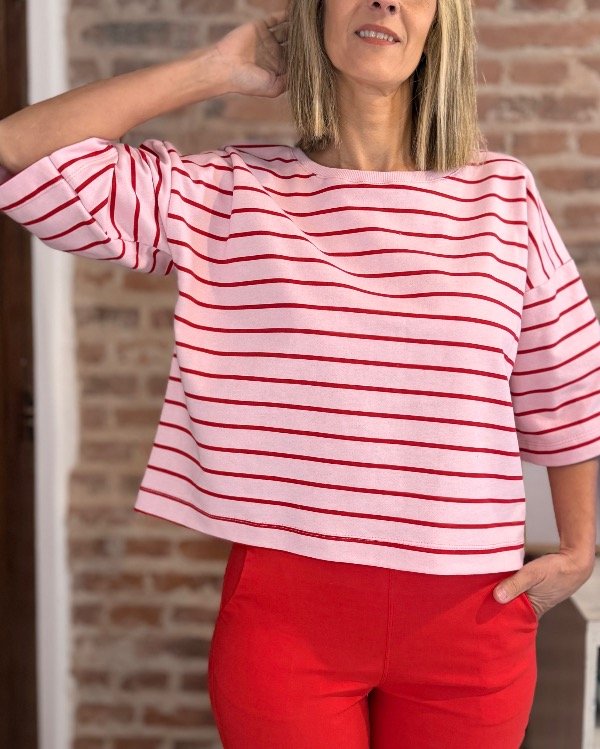 Producto - Remera Boxy Rústica Bossa - 9