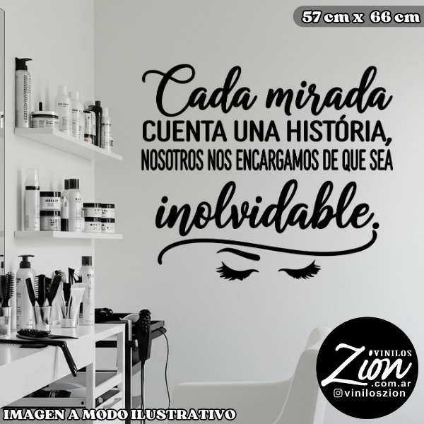 Producto - Vinilo Cada mirada cuenta una historia, nosotros nos encargamos