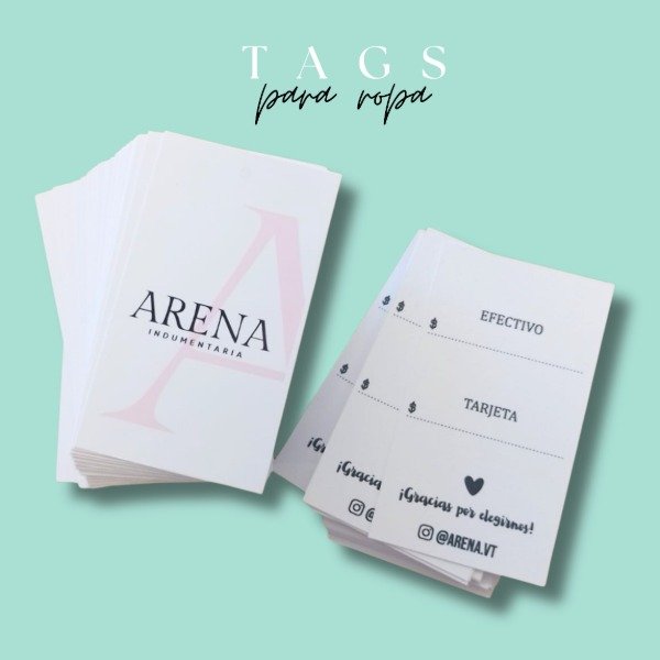 Producto - Tags para ropa