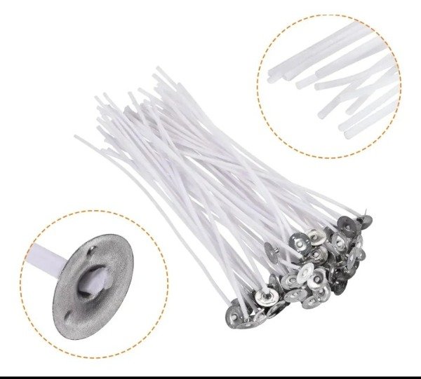 Producto - Pack de 50 unid Pabilo + ojalillos  (15 cm de largo)