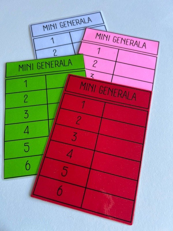 Producto - Mini Generala