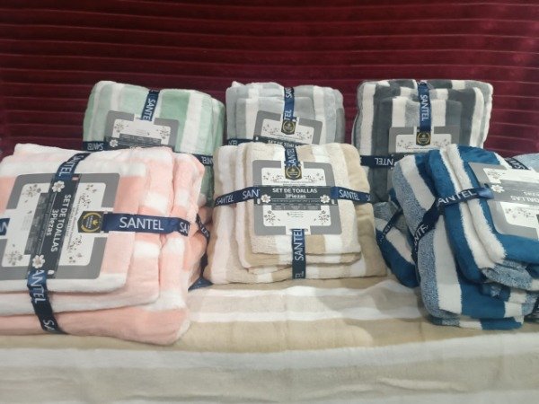 Producto - Juego de 3 tohallones para secado rápido