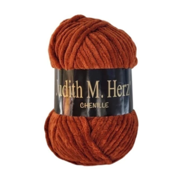 Producto - Chenille Judith Herz color terracota