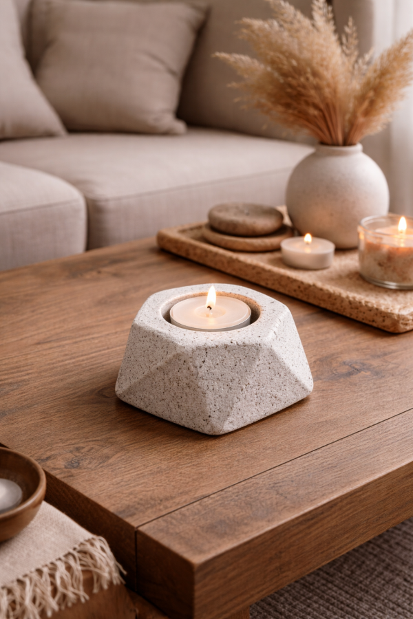 Producto - Porta Vela Hexagonal