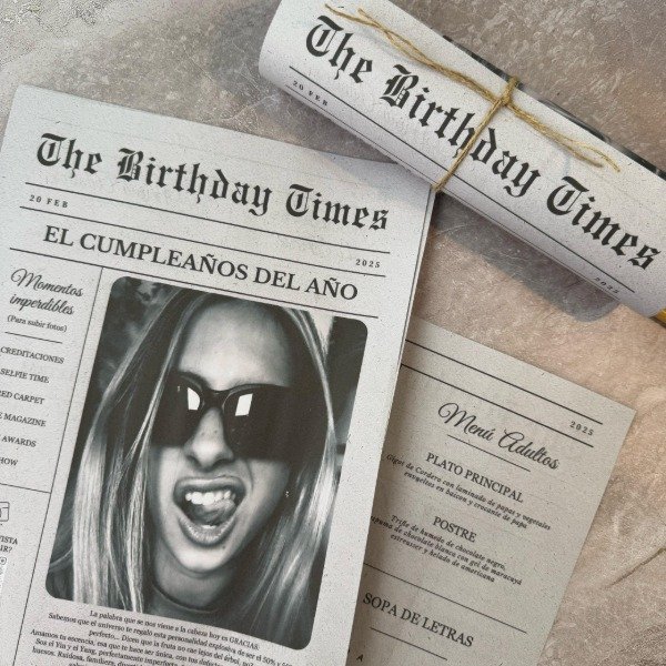 Producto - 60 Diarios de Boda / Periodico de evento - 2