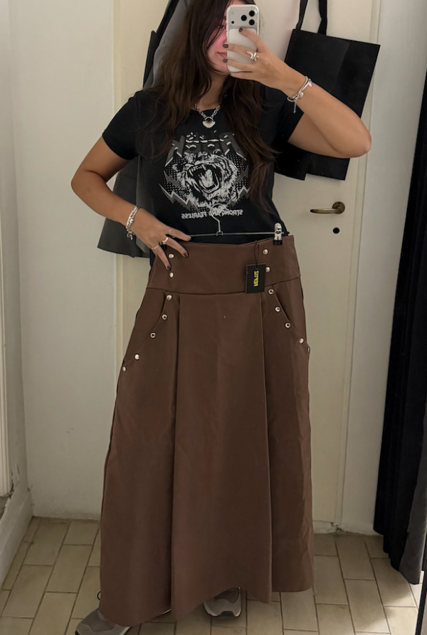 Producto - Falda midi gabardina - 2