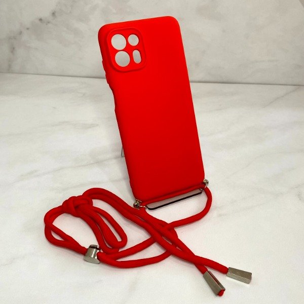 Producto - EDGE 20 LITE SILICONA GAMUZADA CON CORDON