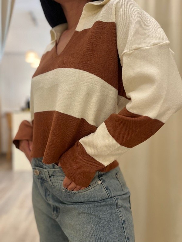 Producto - Sweater chomba rayado - 4