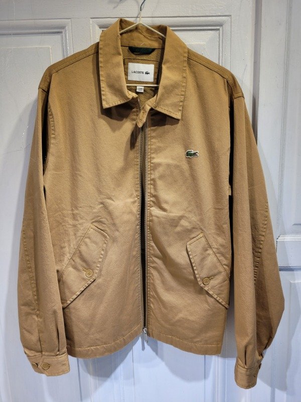 Producto - Campera LACOSTE tostado de gabardina Talle M - PRECIO: 145X - 0