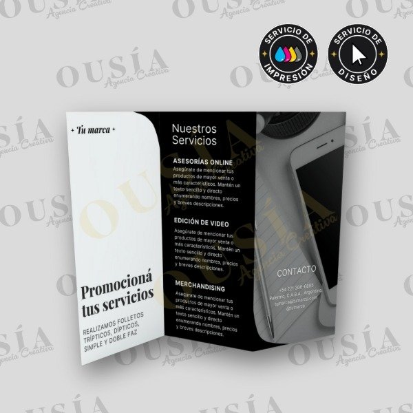 Producto - Folleto tríptico