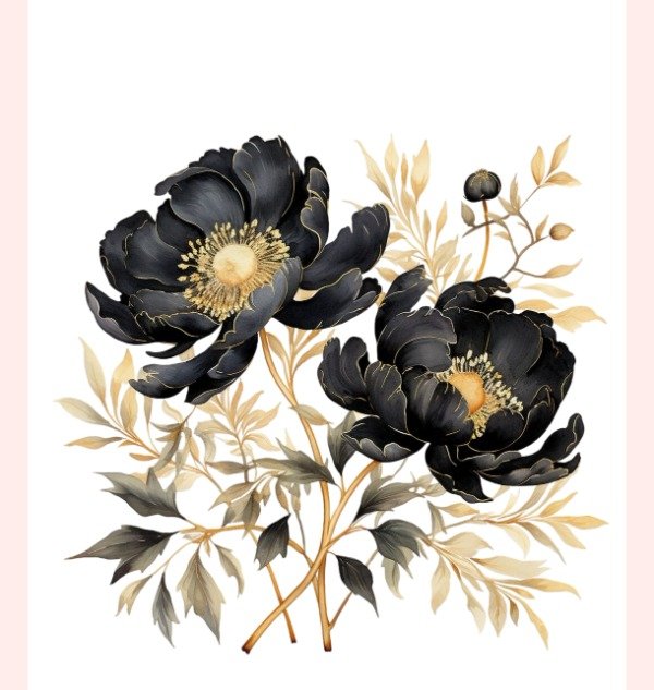 Producto - Flor negra