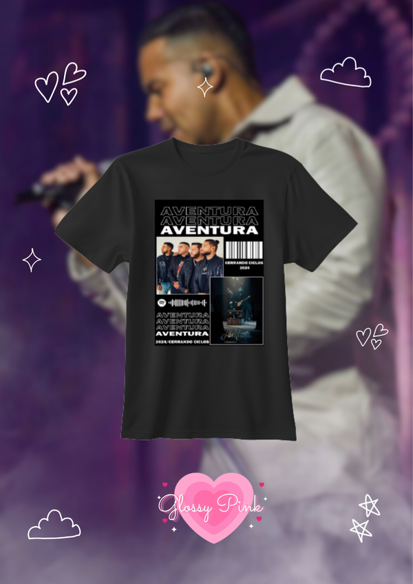 Remera Aventura collage DTF