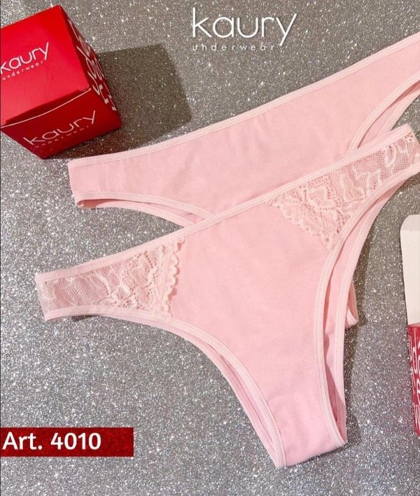 Producto - Pack x 2 vedetinas de algodon rosa Kaury K10