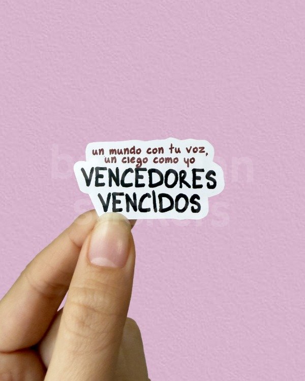 Producto - VENCEDORES VENCIDOS - Sticker Individual de Patricio Rey / Los redondos