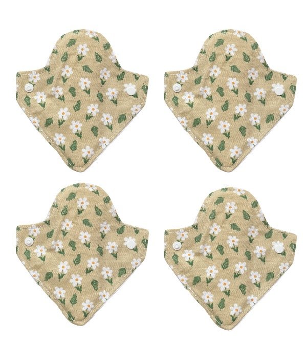 Producto - Pack de cuatro protectores LESS -Flores verdes