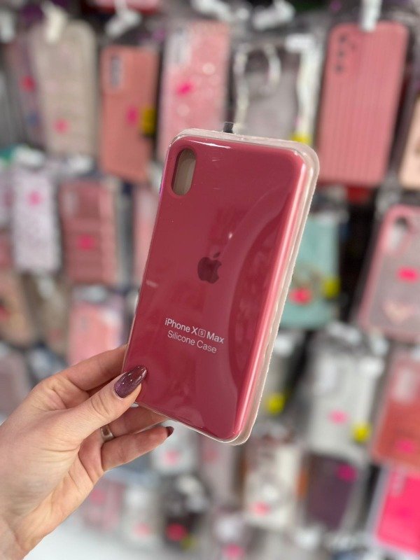 Producto - Silicone Case Iphone XS MAX rojo 2