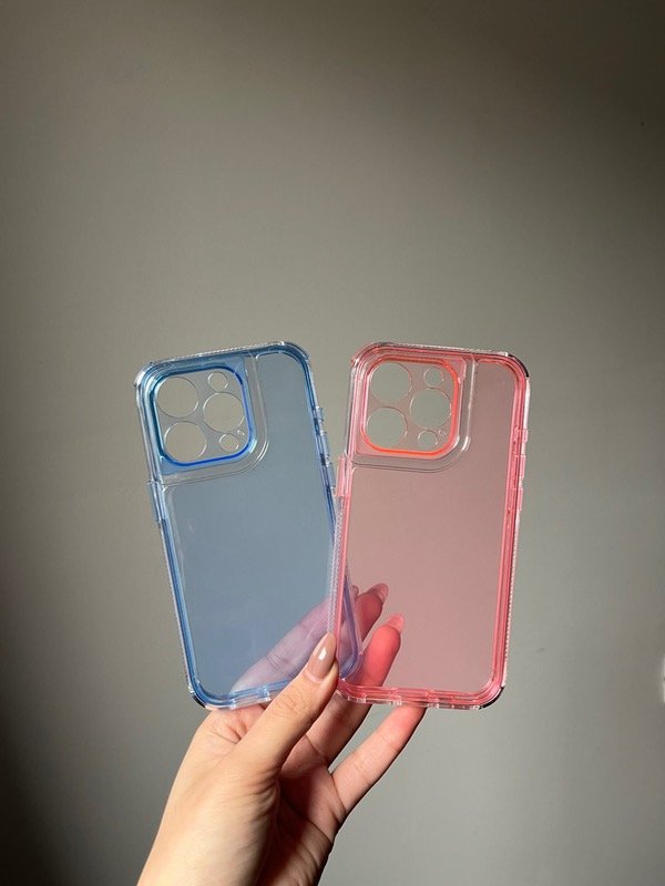 Producto - Cases space doble material colores lisos iPhone y Samsung - 3