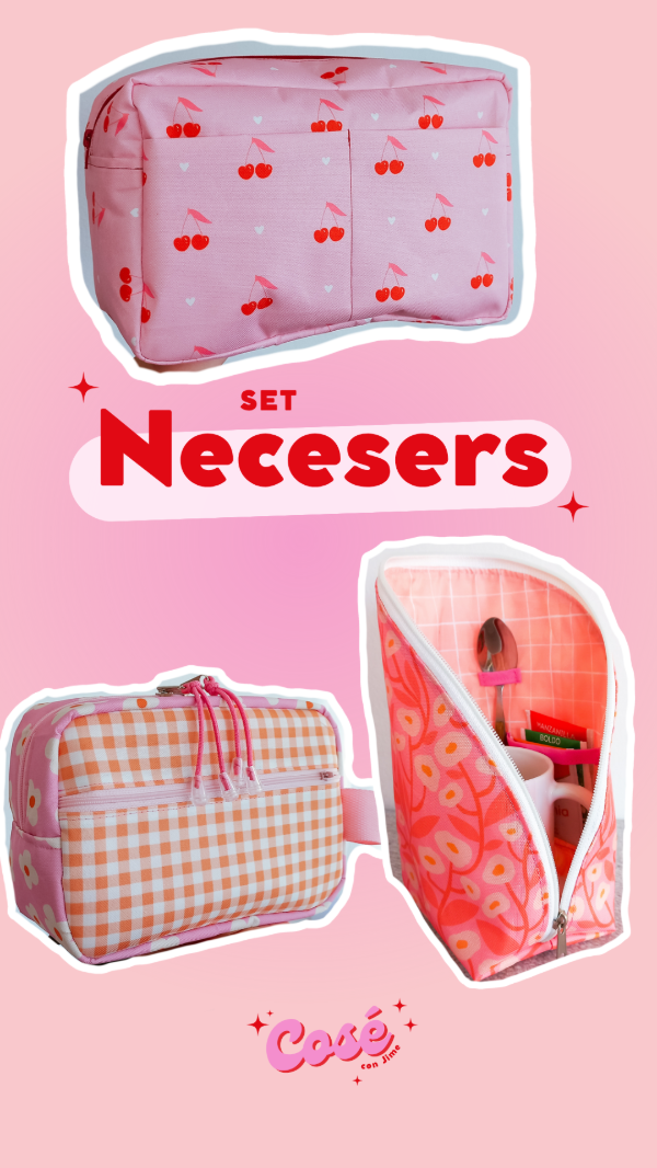 Producto - Pack de 3 moldes - EMPRENDE CON NECESERS